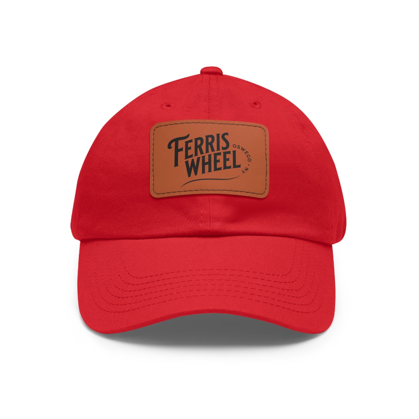 Ferris Dad Hat with Leather Patch