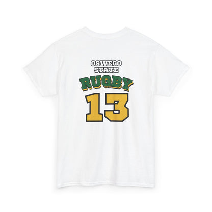 Oswego Rugby (#13) Heavy Cotton Tee