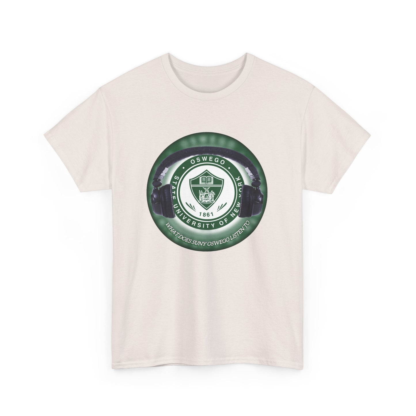 What does SUNY Oswego Listen to? Unisex Heavy Cotton Tee