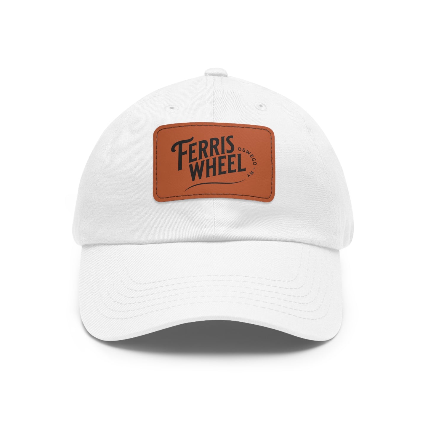 Ferris Dad Hat with Leather Patch