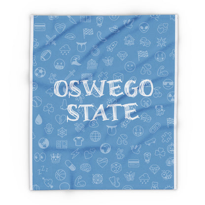 Oswego State Arctic Fleece Blanket