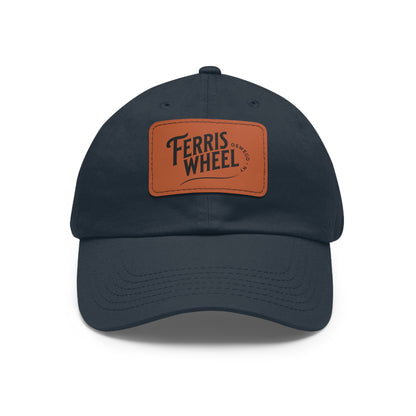 Ferris Dad Hat with Leather Patch