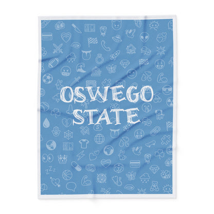 Oswego State Arctic Fleece Blanket