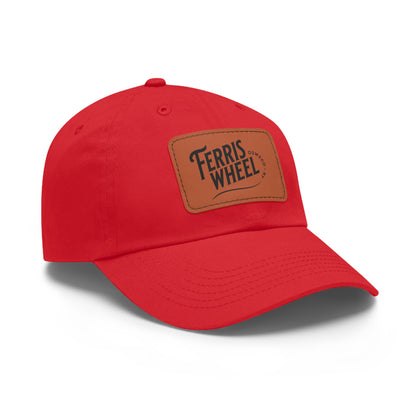 Ferris Dad Hat with Leather Patch